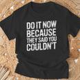 - T-Shirt Geschenke für alte Männer