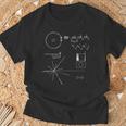 Voyager 1 Golden Record Message Camiseta unisex Regalos para ancianos