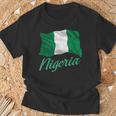 ナイジェリア 国旗 愛国的 アフリカ 男性 女性 キッズ ナイジェリア Tシャツ 高齢者への贈り物