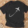 飛行機 飛行機 恋人 パイロットギフト 男性 女性 キッズ 男の子 女の子 Tシャツ 高齢者への贈り物