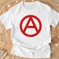 Anarquía Anarquismo Anarquistasímbolo Manga Raglan Camiseta unisex Regalos para ancianos