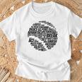 Balle De Tennis Termes De Tennis Joueurs De Tennis Drôle T-Shirt Cadeaux pour les vieillards