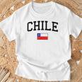 Bandera De Chile Hombres Es Niños Chile Camiseta unisex Regalos para ancianos