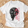 Bushido Códigoamurai Japón Guerrero Espadachín Kanji Camiseta unisex Regalos para ancianos