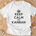 Chef De Projet De La Méthodologie Keep Calm Et Kanban Agile T-Shirt Cadeaux pour les vieillards