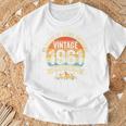 En La Parte Traseraintage 65 Cumpleaños Decoraciones Hombres 65 Años 1961 65 Camiseta unisex Regalos para ancianos