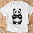 I Love Pandas 面白い、パンダが大好き Tシャツ 高齢者への贈り物