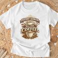 Instant Human Just Add Coffee 面白いカフェインの引用 Tシャツ 高齢者への贈り物