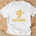 It's My 9Th Golden Birthday Happy 9歳から男の子、女の子へ Tシャツ 高齢者への贈り物