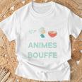 Jeuxideo Les Animes Ou La Bouffe Japon Animé Cadeau Manga Haut De Gamme T-Shirt Cadeaux pour les vieillards