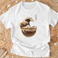 La Gran Ola De Café Divertida Parodiaintage Camiseta unisex Regalos para ancianos