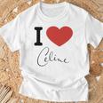 I Love Céline Haut De Gamme T-Shirt Cadeaux pour les vieillards