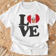I Love Peru Bandera Corazón Patrióticoiaje Camiseta unisex Regalos para ancianos