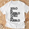 Solo El Puebloalva Al Pueblo Manga Larga Camiseta unisex Regalos para ancianos
