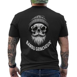 Barbu Grincheux Barbe Mari Papy Humour Fête Des Pères Cadeau T-shirt imprimé au dos - Cadeauxyz