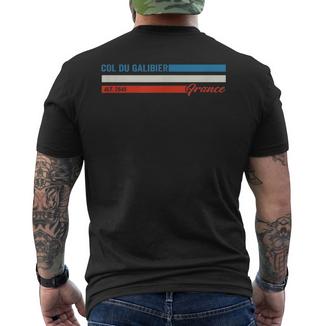 Col Du Galibier Radsport Fahrradouvenir T-Shirt mit Rückendruck - Geschenkecke