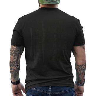 Fantastici Papà Hanno Tatuaggi Barbe E Pistole Dad Gun T-shirt da uomo con stampa posteriore - Novitaregali