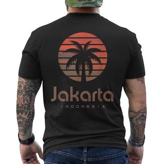 Indonésie Jakarta T-shirt imprimé au dos - Cadeauxyz