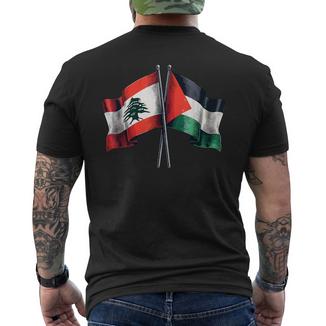 Libanon Palästina T-Shirt mit Rückendruck - Geschenkecke