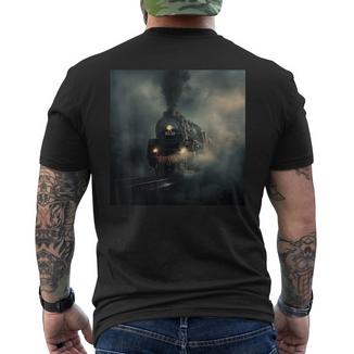 Locomotive Àapeur Train Train Locomotive Cadeaux Locomotive Àapeur T-shirt imprimé au dos - Cadeauxyz