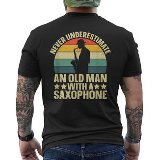 Neous-Estimez Jamais Unieil Homme Avec Unaxophone T-shirt imprimé au dos - Cadeauxyz
