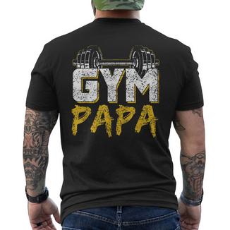 Palestra Papa Training Pesi Fitness Allenamento Papà Padre T-shirt da uomo con stampa posteriore - Novitaregali