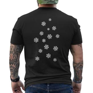 Pull D'hiver Flocons De Neige T-shirt imprimé au dos - Cadeauxyz