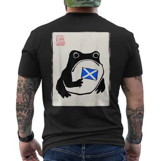 Schottische Flagge Herren Damen Kinderchottland T-Shirt mit Rückendruck - Geschenkecke