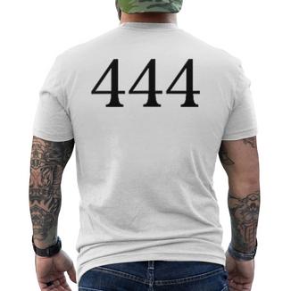 Angel Number 444 Chiffres De Protection Esthétiques T-shirt imprimé au dos - Cadeauxyz
