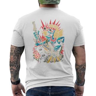 Rock Music Guitareintage Rock Music Oldchool Musique Haut De Gamme T-shirt imprimé au dos - Cadeauxyz