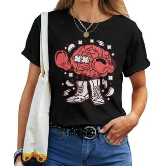Divertente Boxertampa Grafica Con Cervello Regalo Per Uomini Donne Bambini Papà Mamma Maglietta da donna - Novitaregali