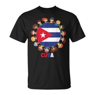 Bandera Cubana Mes De La Herencia Hispana Cuba Niños Niños Niñas Camiseta unisex - Regaloses