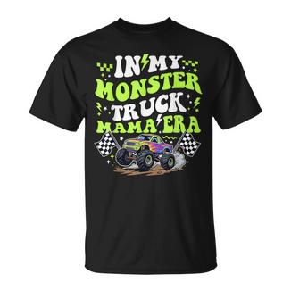 Checkered In My Monster Truck Mama Era Monster Truck Mom T-Shirt - Thegiftio UK