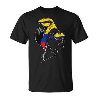 Colombia Bandera Pañuelo Pelo Orgullo Colombiano Camiseta unisex - Regaloses