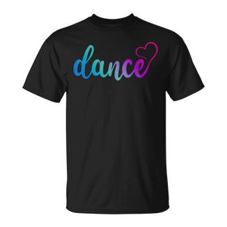 Cute Love Dancetilvolle Tänzerin Tanzliebhaber Tanzen T-Shirt - Geschenkecke