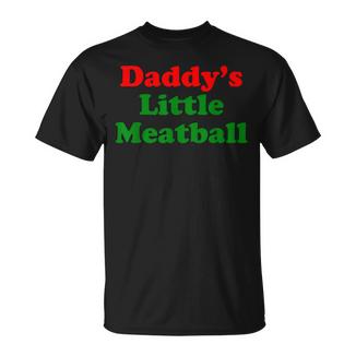 Daddy Little Meatball Italiano Divertido 2023 Cita Humor Camiseta unisex - Regaloses