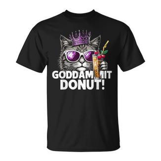 De Meme De Gato Princesa Donut Estilo Divertido De Dibujos Animados Kawaii Camiseta unisex - Regaloses