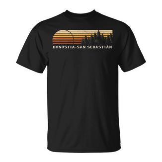 Donostia-Sanebastián España Evergreenintageunset Camiseta unisex - Regaloses