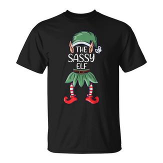 El Travieso Elfo Navidad Familia Grupos Elfo Camiseta unisex - Regaloses