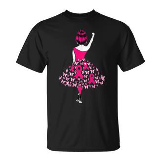 Es Con Cáncer De Mama Contra El Cáncer Concienciaobre El Cáncer De Mama Camiseta unisex - Regaloses