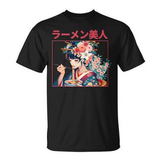 Geisha Con Flores De Cerezointageakura Arte Japonés Camiseta unisex - Regaloses