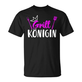 Grill Königin Frauen Am Grill Lustiges Grillen-Outfit T-Shirt - Geschenkecke