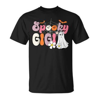 Groovy One Spooky Gigi Mama Grandma Witch Mom Halloween T-Shirt - Thegiftio UK