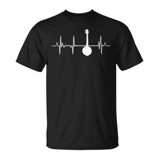 Latido Ukelele Músico Cardiograma Camiseta unisex - Regaloses