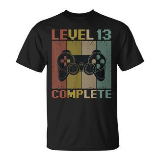 Level 13 Complete Gamer 13 Jahre Zocker Junge Geschenk T-Shirt - Geschenkecke