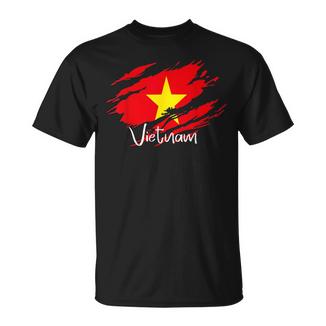 Mitietnam-Flaggeietnam-Ietnam-Flaggeietnam-Karten T-Shirt - Geschenkecke