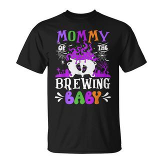 Mommy Of The Brewing Baby Mom To Be Halloween T-Shirt - Thegiftio UK