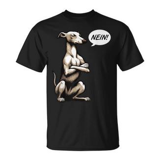Nein Whippet Windhund Windhunde Whippets Windhundbesitzer T-Shirt - Geschenkecke