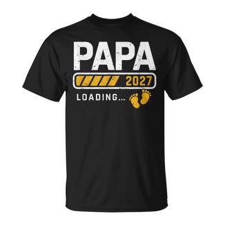 Papá Loading 2027 Anuncio Embarazo Futuro Padre Bebé Camiseta unisex - Regaloses