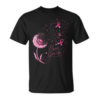 Ruban Rose Pissenliturvivant Du Cancer Duein T-Shirt - Cadeauxyz